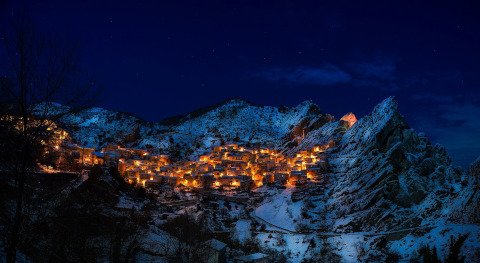 Castelmezzano by night