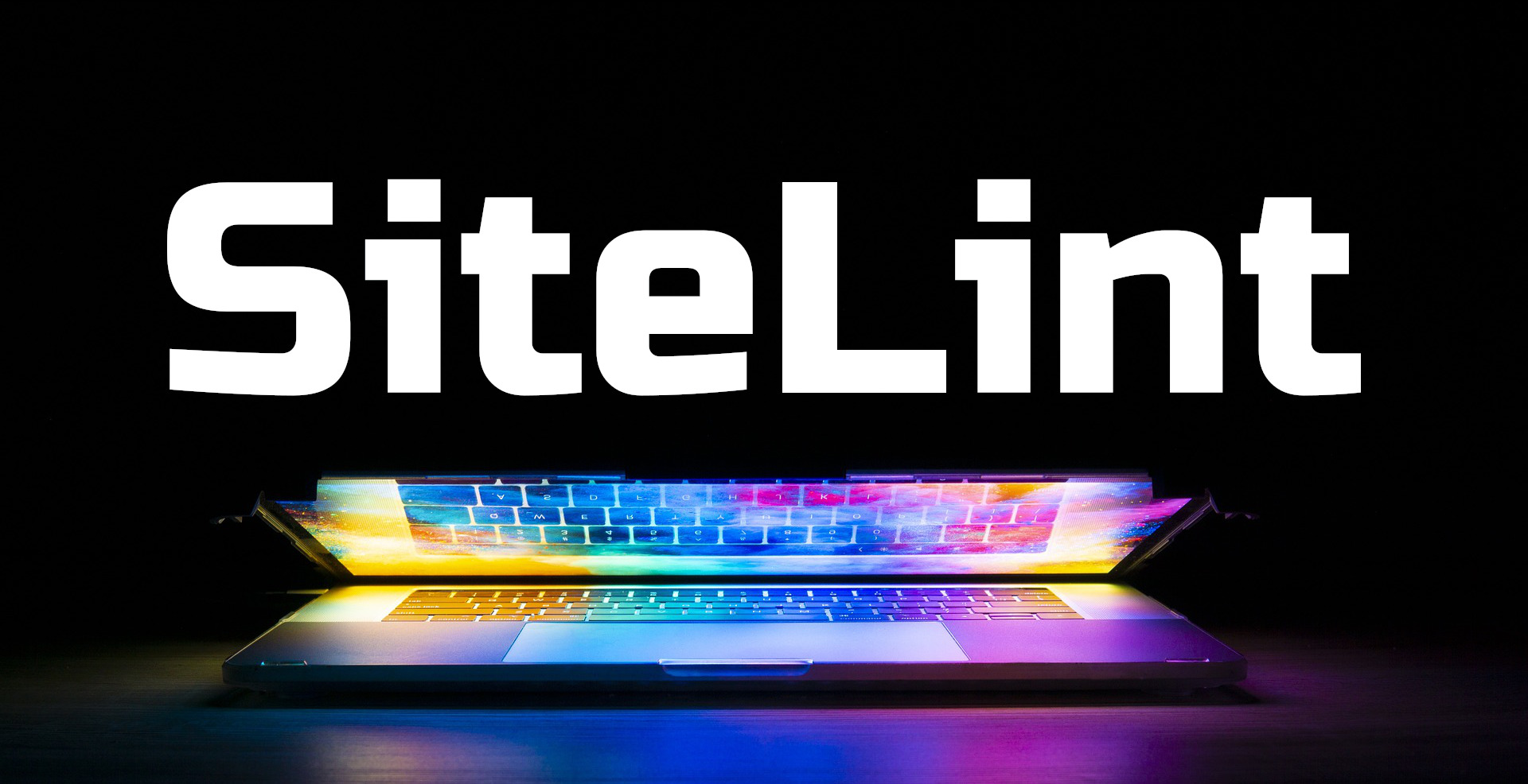 Computer and SiteLint logo above